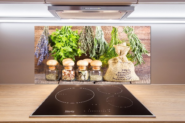 Panneau pour cuisine Herbes sur une ficelle