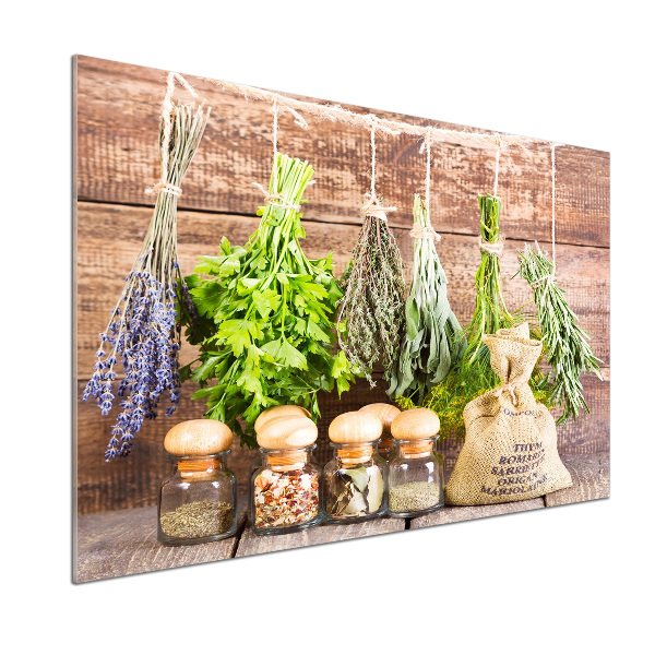 Panneau pour cuisine Herbes sur une ficelle