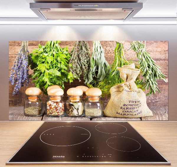 Panneau pour cuisine Herbes sur une ficelle