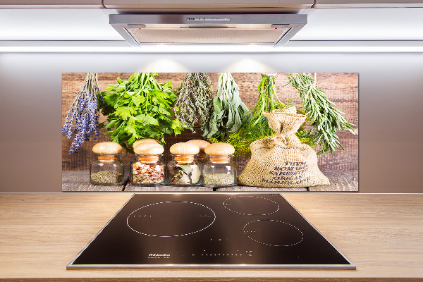 Panneau pour cuisine Herbes sur une ficelle