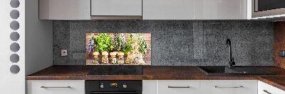 Panneau pour cuisine Herbes sur une ficelle