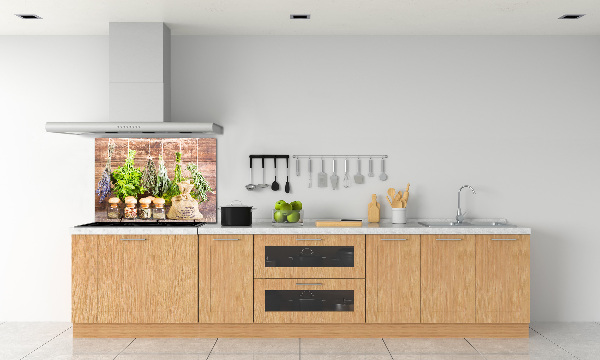 Panneau pour cuisine Herbes sur une ficelle