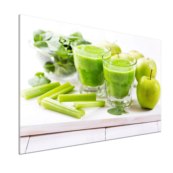 Panneau crédence cuisine Cocktail vert