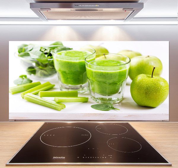 Panneau crédence cuisine Cocktail vert