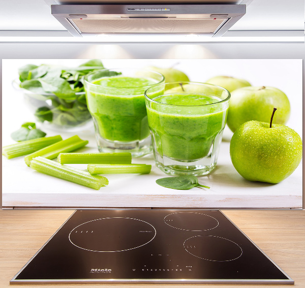 Panneau crédence cuisine Cocktail vert