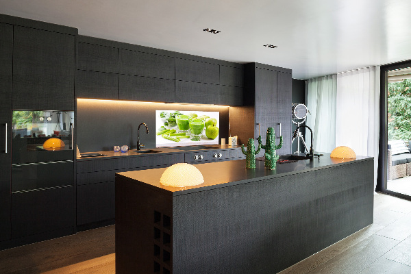 Panneau crédence cuisine Cocktail vert