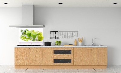 Panneau crédence cuisine Cocktail vert