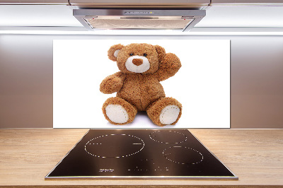 Crédence en verre cuisine Ours en peluche
