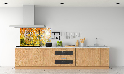 Verre pour crédence Forêt d'automne