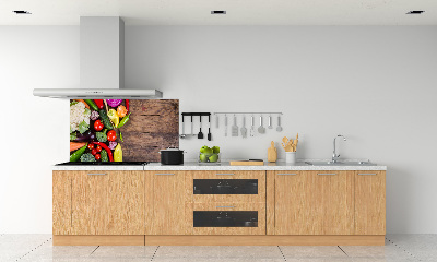 Crédence cuisine en verre trempé Légumes