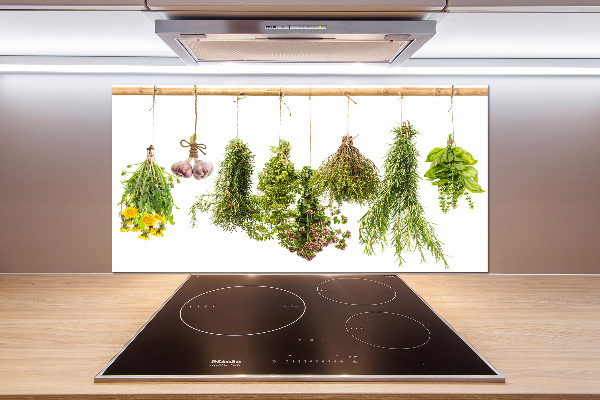 Crédence en verre Herbes sur une ficelle