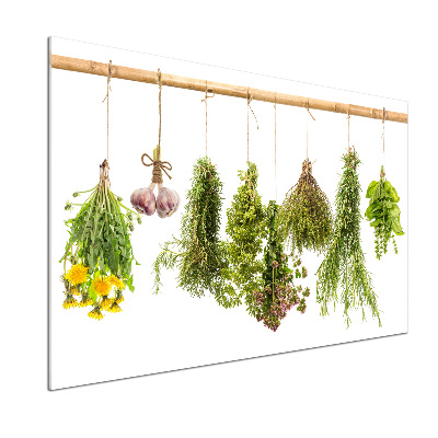 Crédence en verre Herbes sur une ficelle