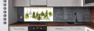 Crédence en verre Herbes sur une ficelle
