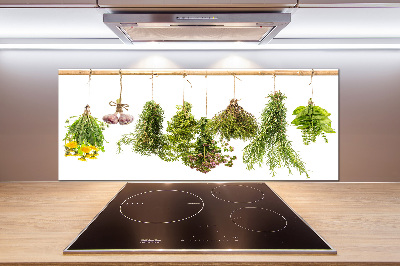 Crédence en verre Herbes sur une ficelle