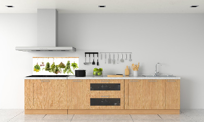 Crédence en verre Herbes sur une ficelle