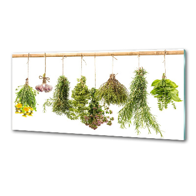 Crédence en verre Herbes sur une ficelle