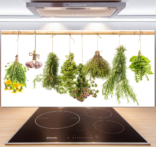 Crédence en verre Herbes sur une ficelle