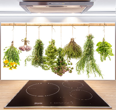 Crédence en verre Herbes sur une ficelle