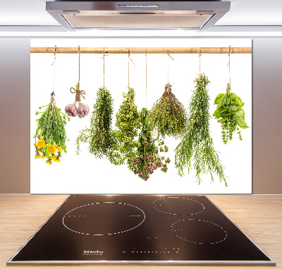 Crédence en verre Herbes sur une ficelle