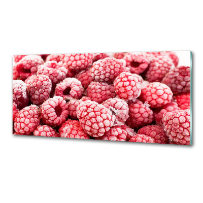 Panneau crédence cuisine Framboises gelées