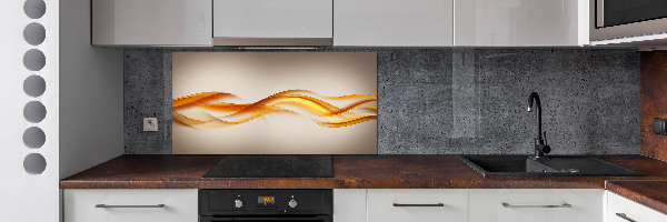 Panneau pour cuisine Vagues abstraites
