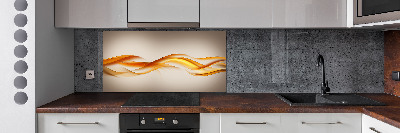Panneau pour cuisine Vagues abstraites