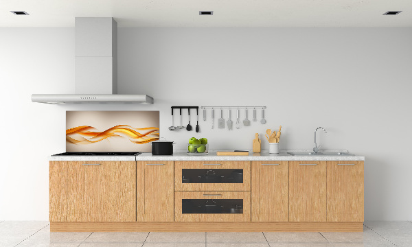 Panneau pour cuisine Vagues abstraites