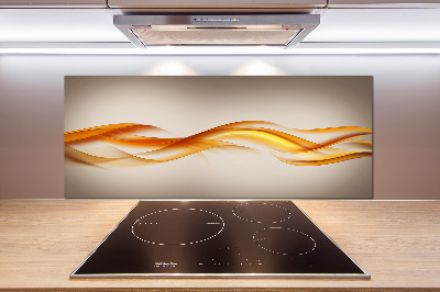 Panneau pour cuisine Vagues abstraites