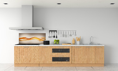 Panneau pour cuisine Vagues abstraites