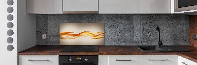 Panneau pour cuisine Vagues abstraites