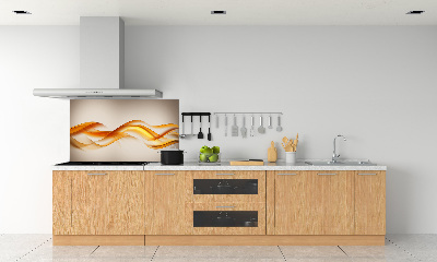 Panneau pour cuisine Vagues abstraites
