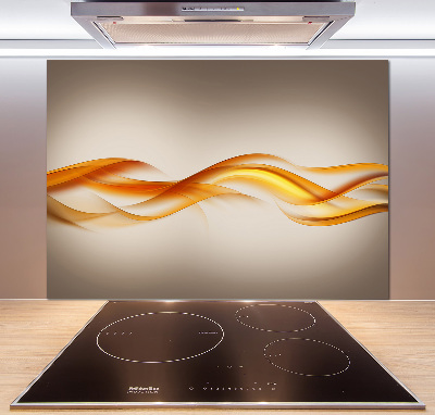 Panneau pour cuisine Vagues abstraites
