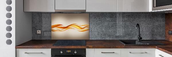 Panneau pour cuisine Vagues abstraites