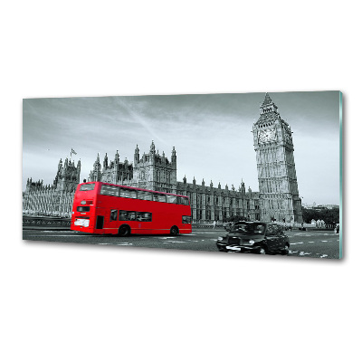 Panneau crédence cuisine Londres en bus