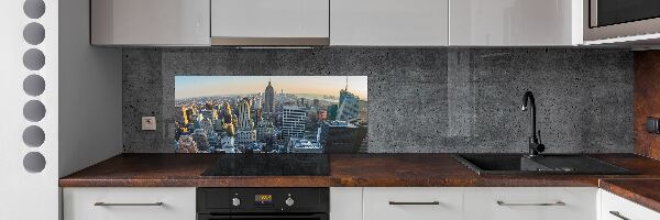 Crédence cuisine en verre Manhattan NY