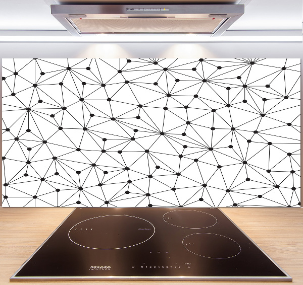 Panneau crédence cuisine Lignes et cercles