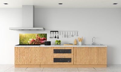 Panneau pour cuisine Pommes dans un panier