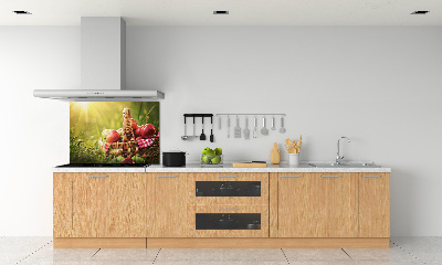 Panneau pour cuisine Pommes dans un panier
