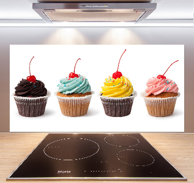 Crédence en verre avec motif Cupcakes