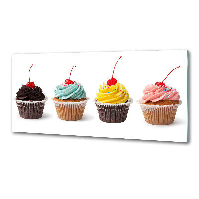 Crédence en verre avec motif Cupcakes
