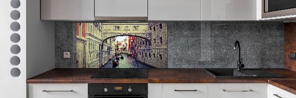 Crédence cuisine en verre Venise Italie