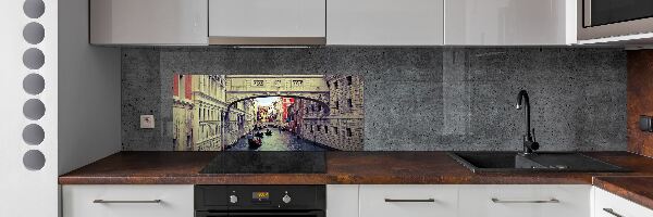 Crédence cuisine en verre Venise Italie