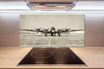 Crédence en verre avec motif Vieux bombardier
