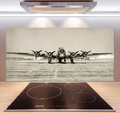 Crédence en verre avec motif Vieux bombardier