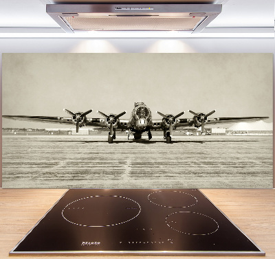 Crédence en verre avec motif Vieux bombardier