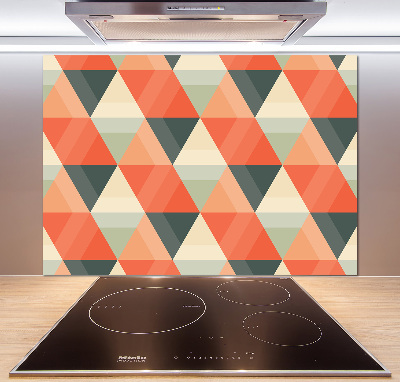 Crédence en verre avec motif Thème géométrique