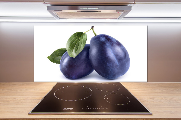 Crédence en verre cuisine Prunes