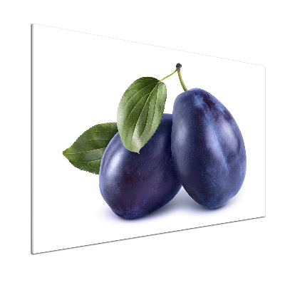Crédence en verre cuisine Prunes
