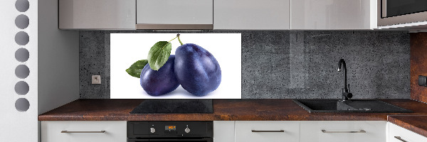 Crédence en verre cuisine Prunes