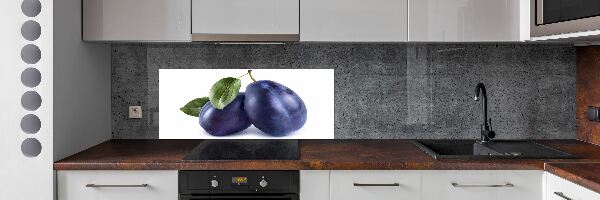 Crédence en verre cuisine Prunes